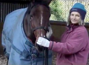 The soothing effect of Equine Breathing on an aggressive racehorse